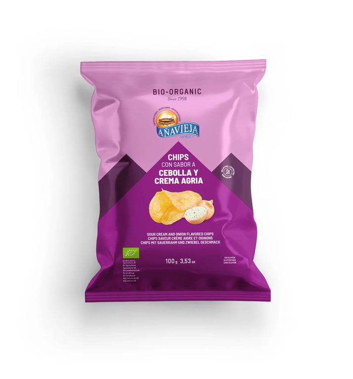 Chips Bio Crème Aigre et Oignon
