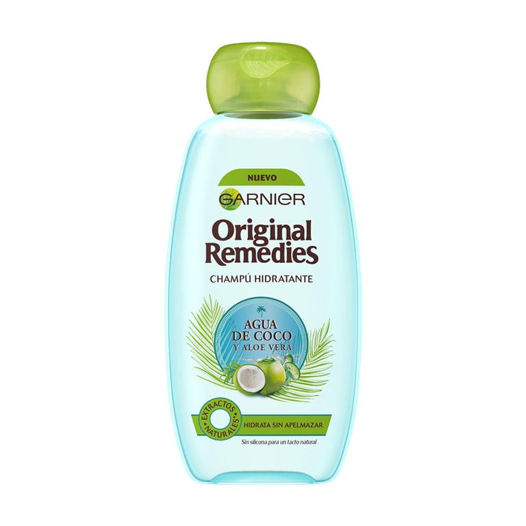 Original Remedies Champô Água Coco E Aloe 300 ml da Garnier - imagen 6 de 15