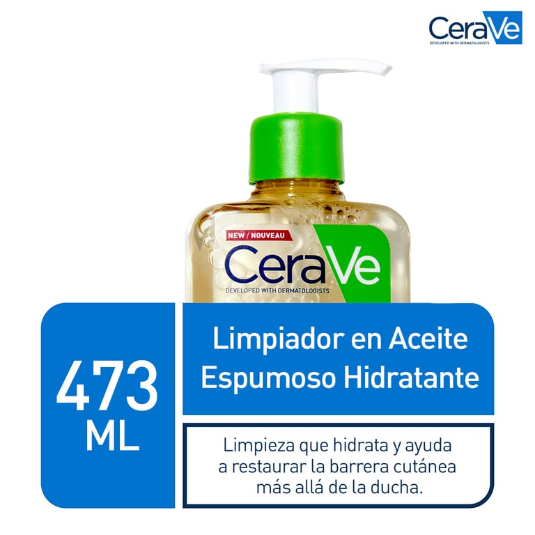 Feuchtigkeitsspendendes schäumendes Öl-Reinigungsmittel 473 ml von Cerave