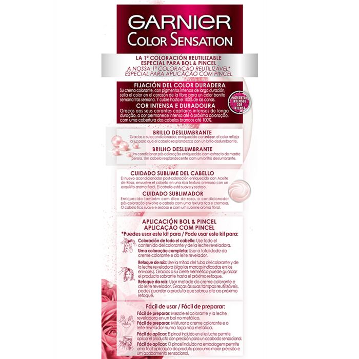 Color Sensation #2,10 Noir Bleuté de Garnier