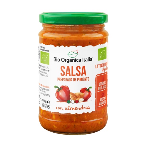 Salsa de Pimiento con Queso y Almendras