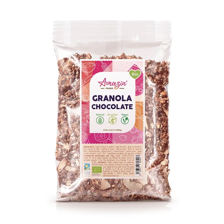 Granola Chocolate Bio Sem Glúten