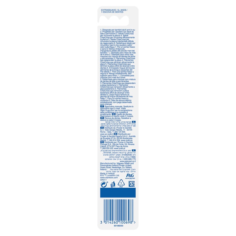 Oral-B Brosse Junior Star Wars de Oral-B