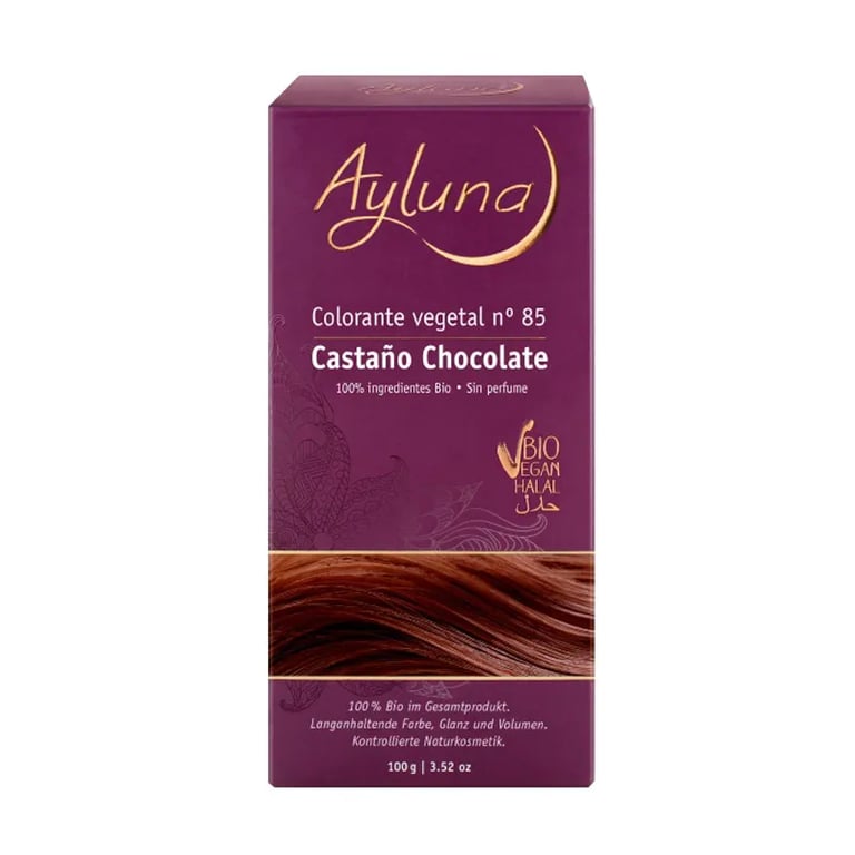 COLORANTE VEGETAL #85 CASTAÑO CHOCOLATE