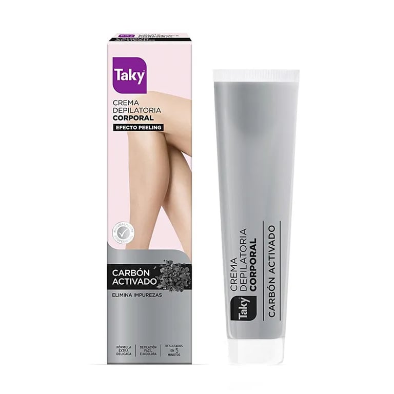 Carbón Activado Crema Depilatoria Corporal