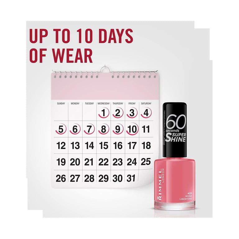 60 Seconds Super Shine #405 Rose Libertine da Rimmel London