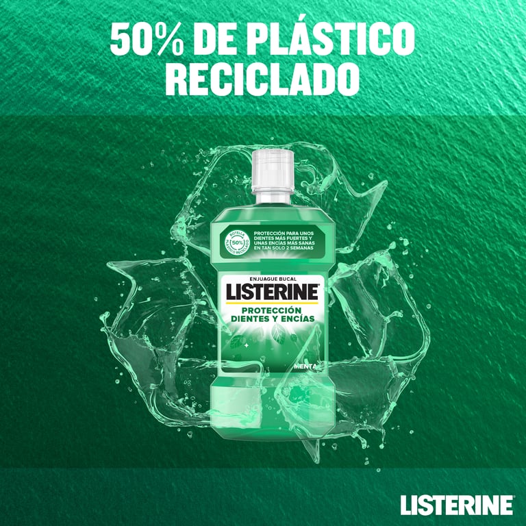 Mundwasser zum Schutz von Zähnen und Zahnfleisch 2 St 1000 ml von Listerine