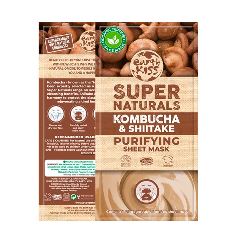 Super Naturals Kombucha & Shitake Sheet Mask