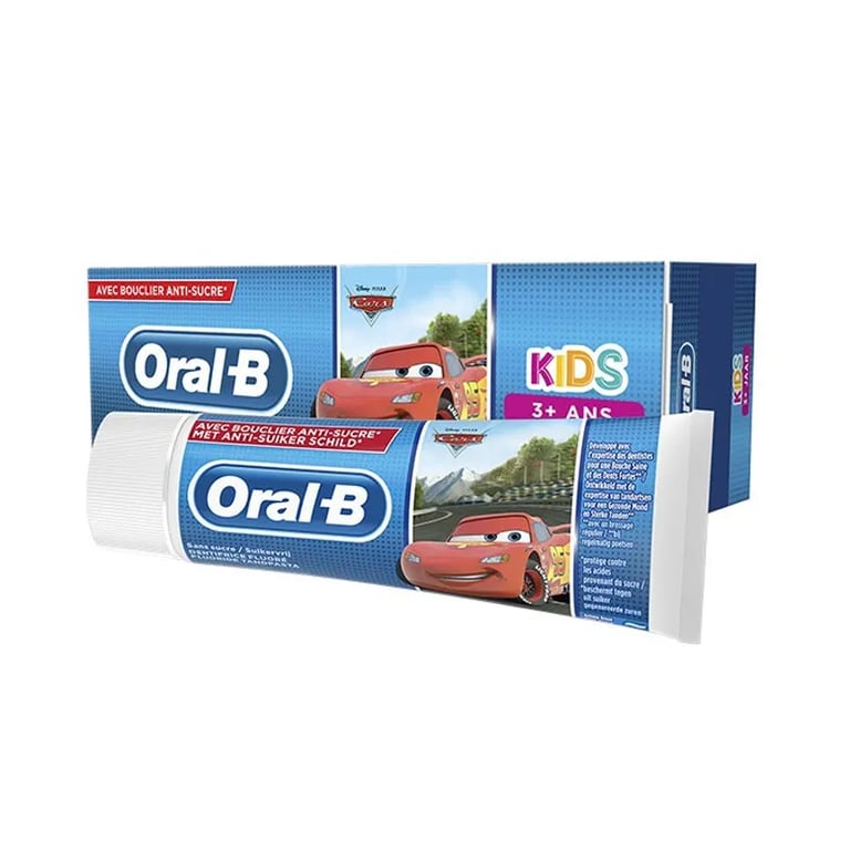 Oral-B Dentifrice Au Fluor Junior Cars 3+ Ans