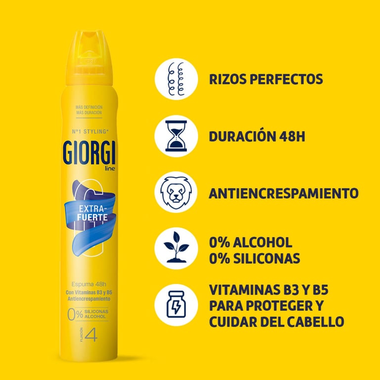 Extra starker Halt Fixierschaum Nr. 4 250 ml von Giorgi