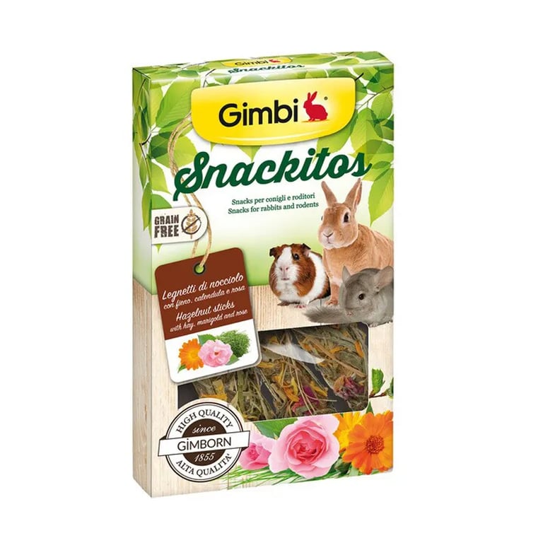 Snackitos Madera Avellano Para Roedores Y Conejos