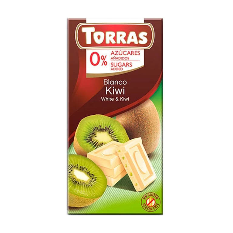 Weißschokolade Mit Kiwi 0% Zuckerzusatz