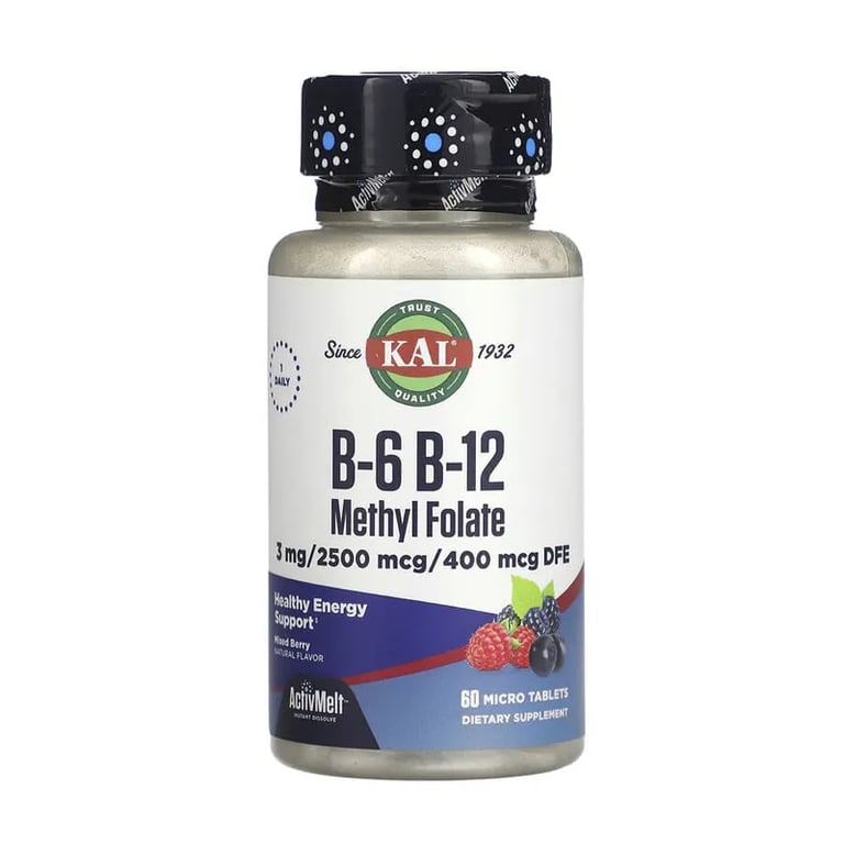 B6 B12 Methyl Folate