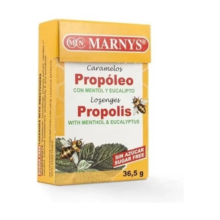 Bonbons de Propolis Menthol et Eucalyptus Sans Sucre