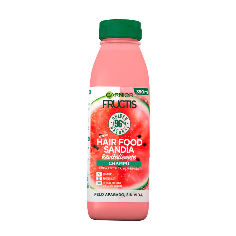 Fructis Hair Food Pastèque Shampooing Revitalisant 350 ml de Fructis - imagen 5 de 12