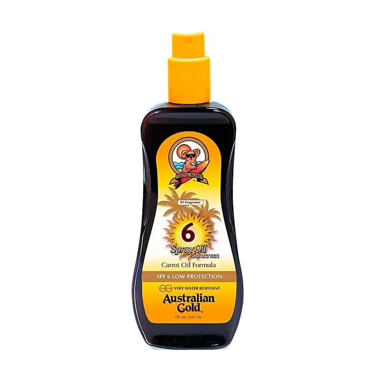 Sunscreen SPF6 Spray Carrot Oil Formula