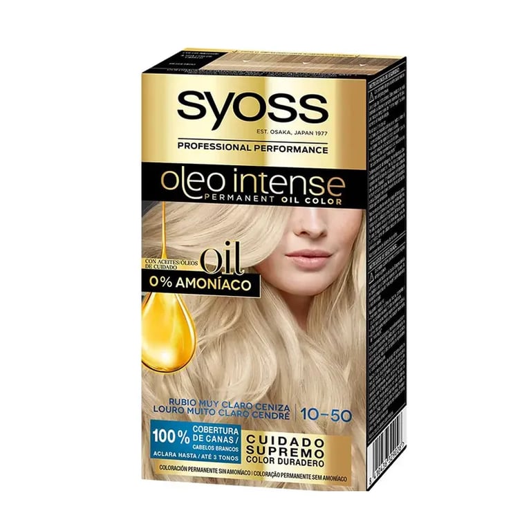 Oleo Intense Ammoniakfreie Farbe #10.50 Hell Aschblond