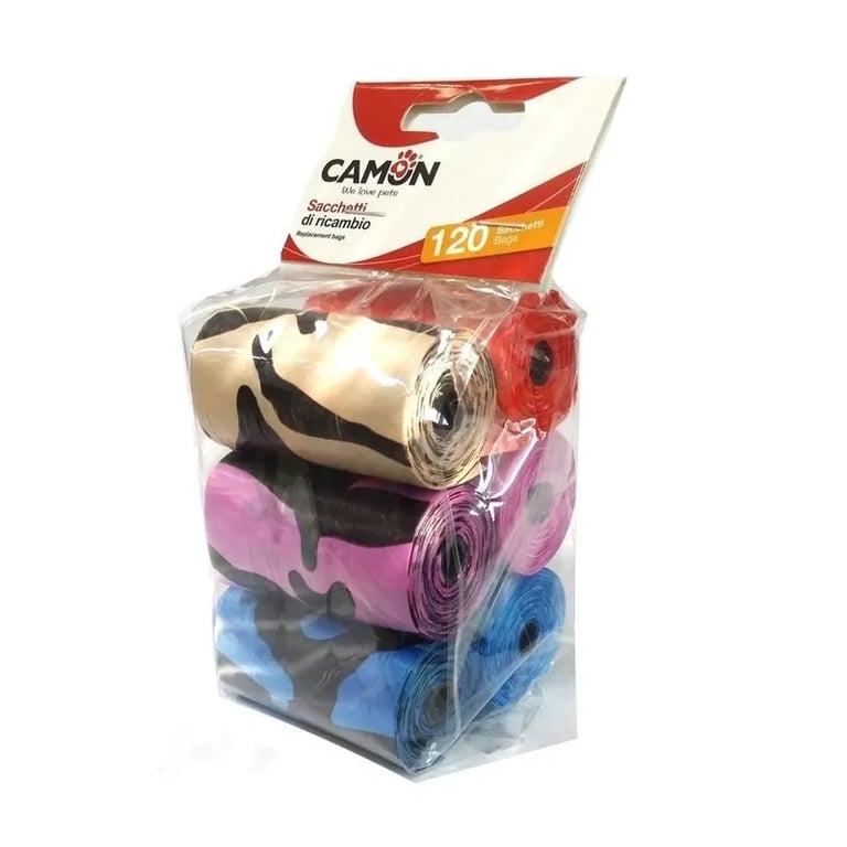 Bolsas Higiénicas Mix 6 Rollos De 20 Bolsas
