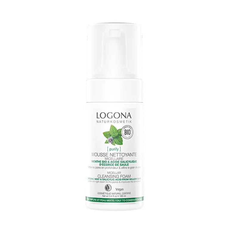 ESPUMA LIMPIADORA PURIFICANTE MENTA BIO ÁCIDO SALICÍLICO MICELAR