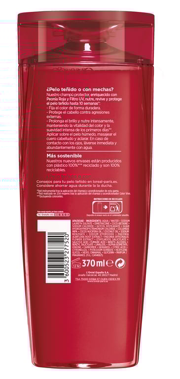 Color-Vive Shampooing Protecteur 370 ml de Elvive
