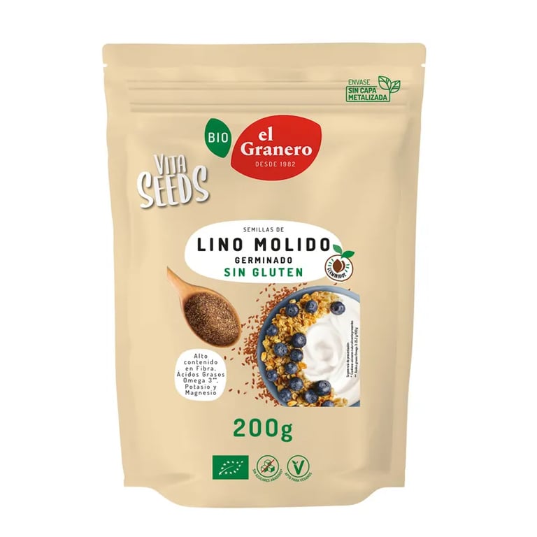 Vitaseeds Sementes De Linho Germinado Bio