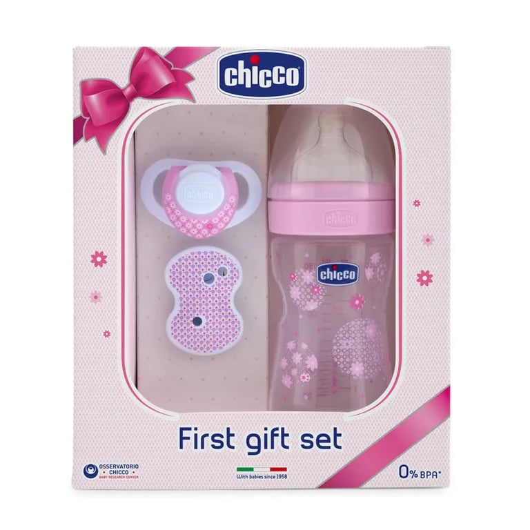 Set Primo Regalo Well Being Silicone Rosa 0M+