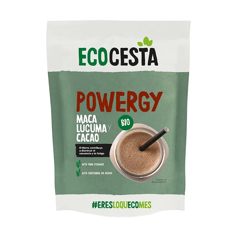 Powergy Maca, Caroube et Cacao Bio