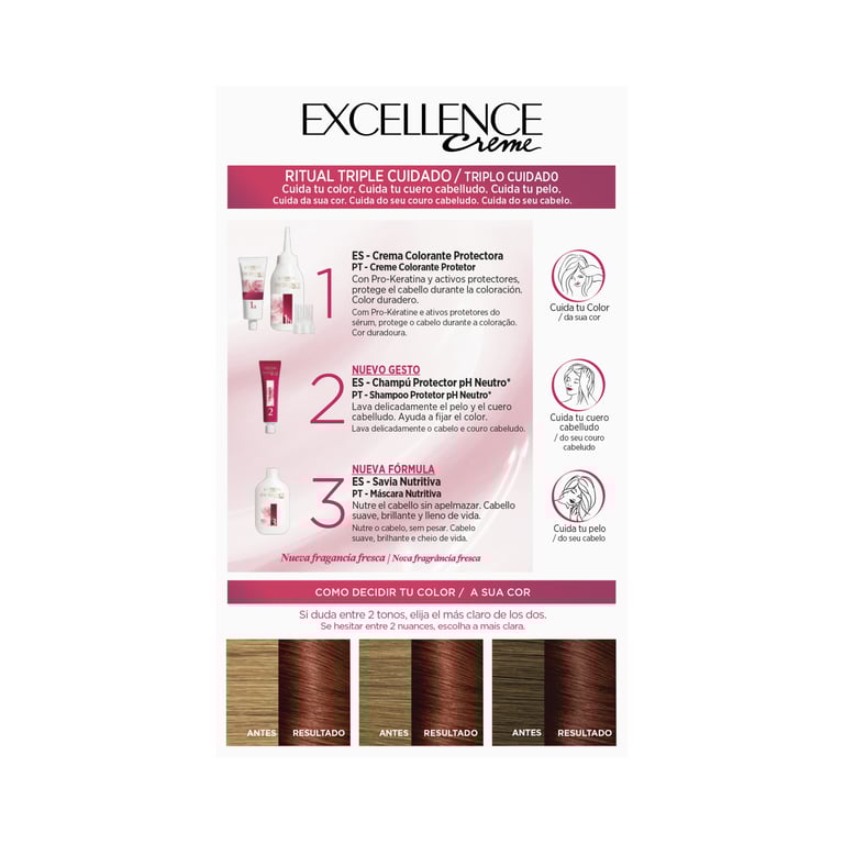 Excellence Creme #5.02 Castano Chiaro Freddo di L'Oreal Expert Professionnel