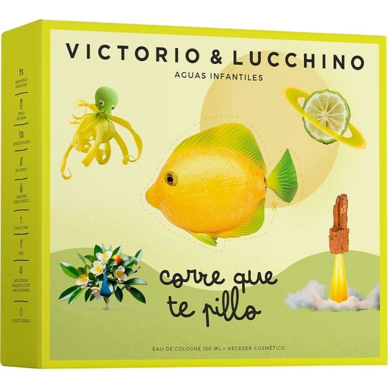 Aguas Infantiles Corre Que Te Pillo EDC 150 ml + Neceser de Victorio & Lucchino