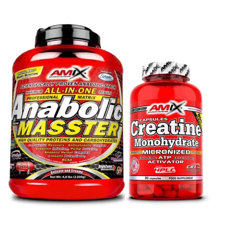 Pack Regalo Anabolic Masster 2,20 kg + Creatina Monohidrato 30 cápsulas