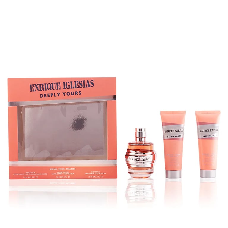 Enrique Iglesias Deeply Yours Woman Coffret 3 Pcs