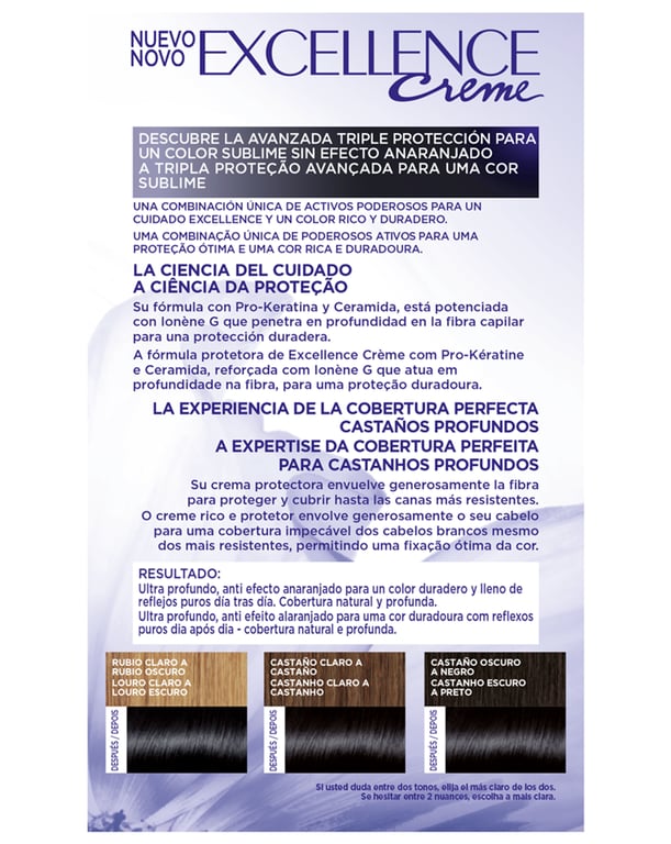 Excellence Dedicato alle Brune #100- Nero Naturale di L'Oreal Expert Professionnel