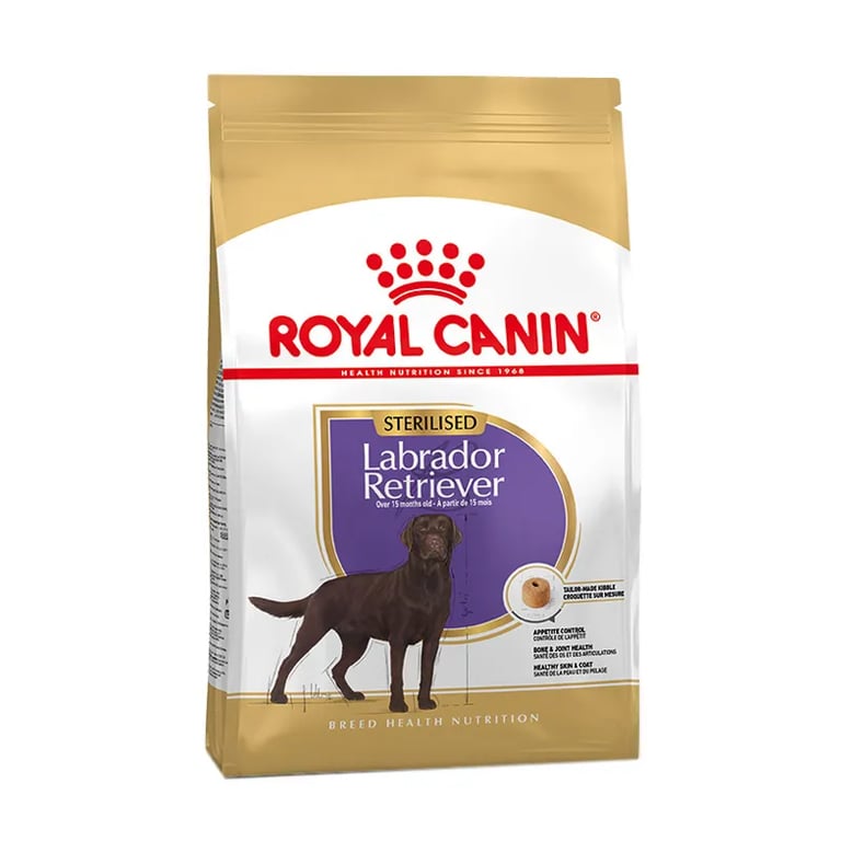 Croquettes Labrador Retriever Adulte Stérilisé 12 kg