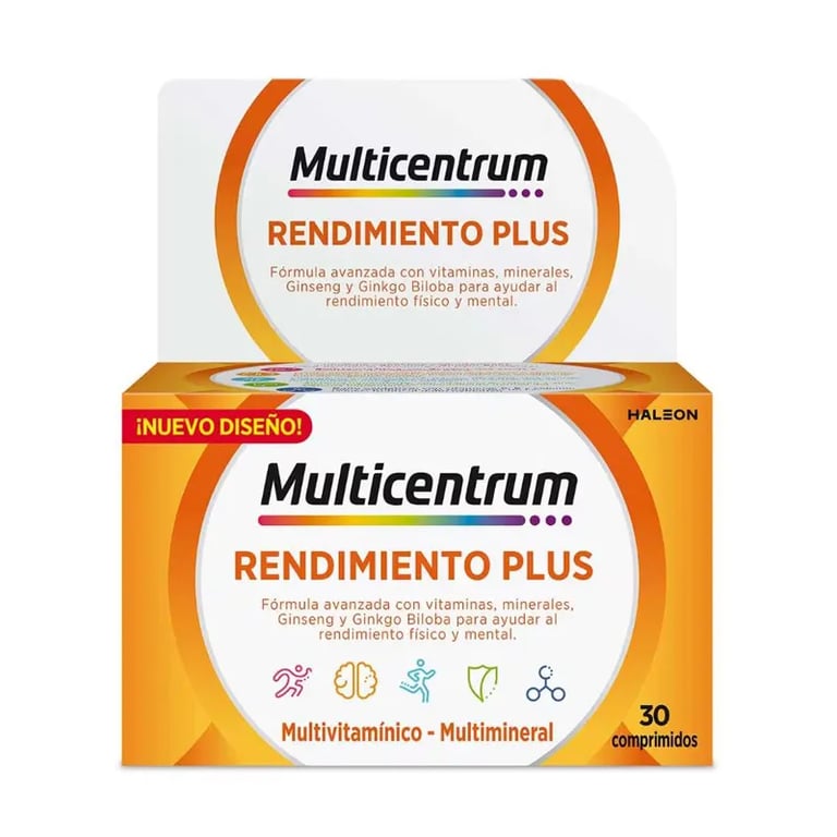 MULTICENTRUM PLUS GINSENG Y GINKGO