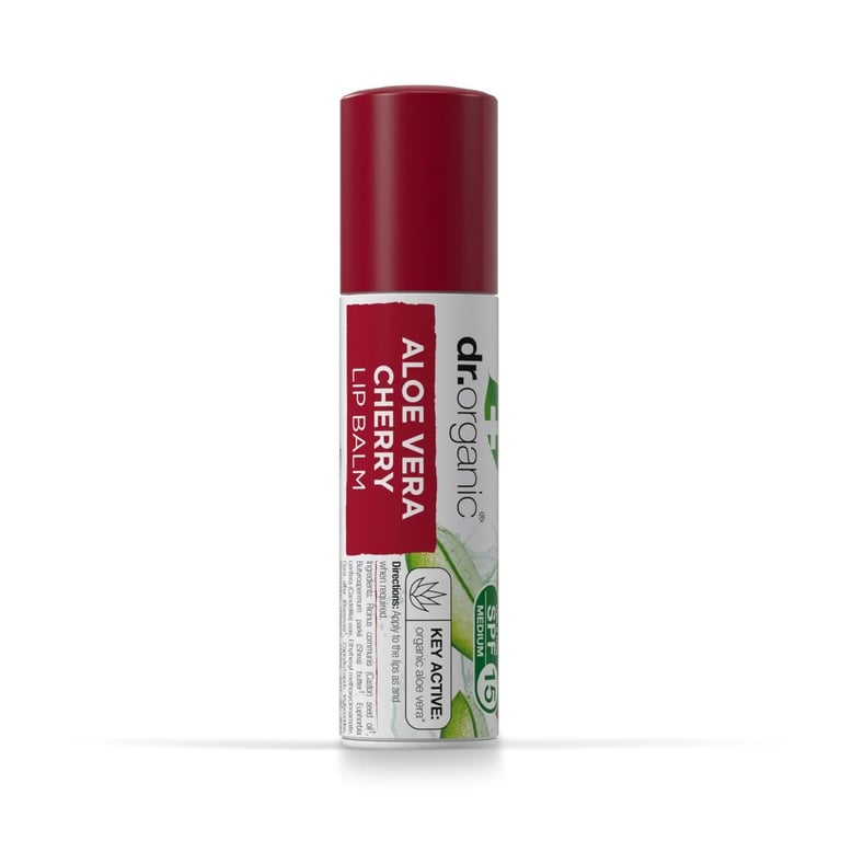 Bálsamo Labial de Aloe Vera y Cereza SPF15