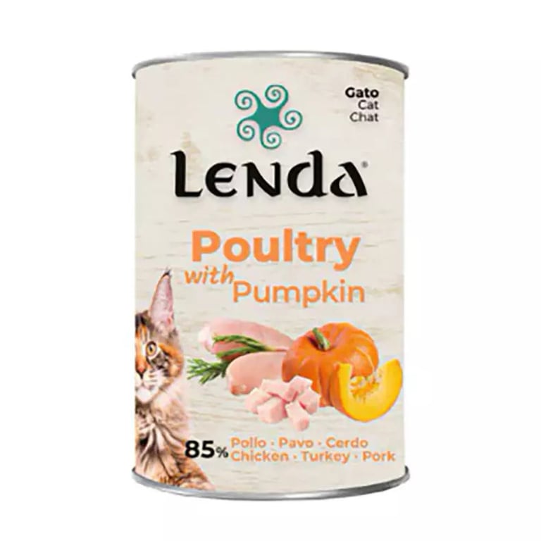 Lenda Wet Cat Pate Geflügel und Kürbis