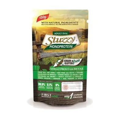 Dog Sobre Monoprotein Grain Free Ternera Fresca y Acelgas 150g