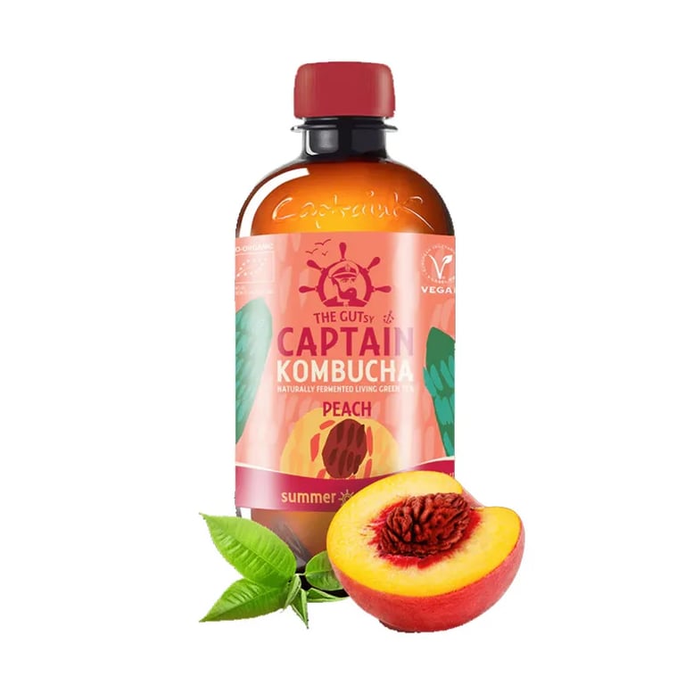 Té Kombucha Bio Summer Edition Peach