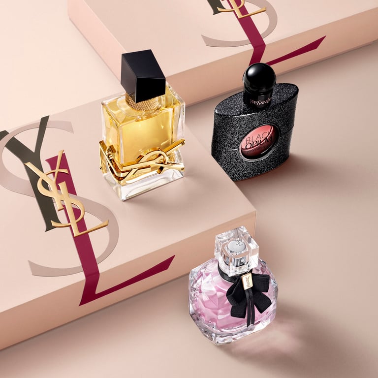 Black Opium EDP 90 ml + EDP Mini 10 ml + Loveshine Lipstick Lot de Yves Saint Laurent