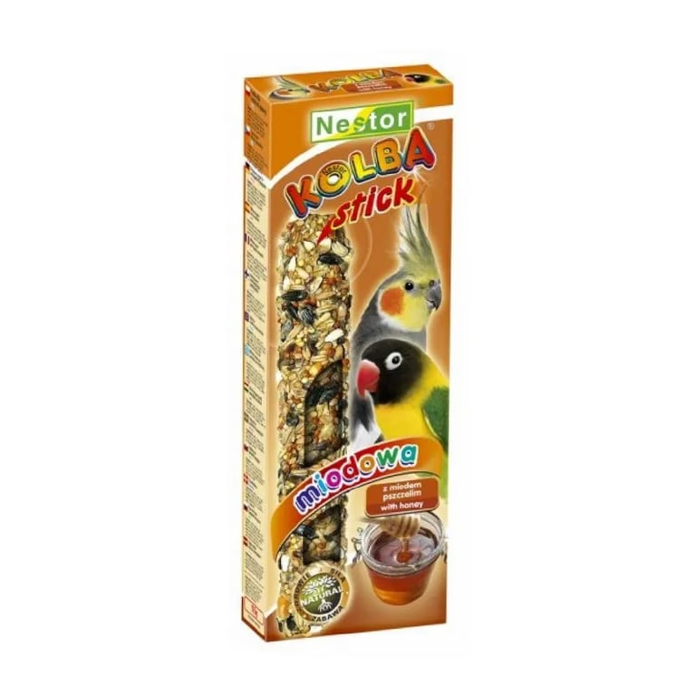Kolba Stick Clásico Con Miel Agapornis Y Ninfas