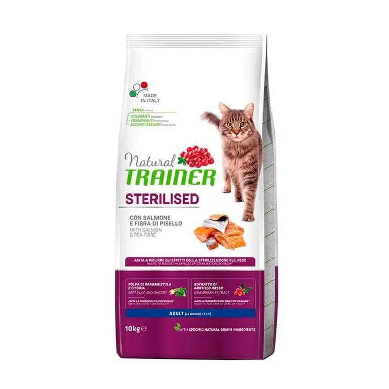 Natural Gato Adulto Esterilizado Salmón
