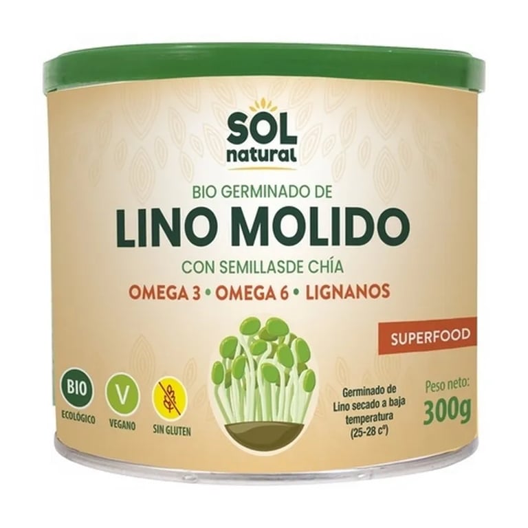 Germinado De Linho Moído Com Chia Bio