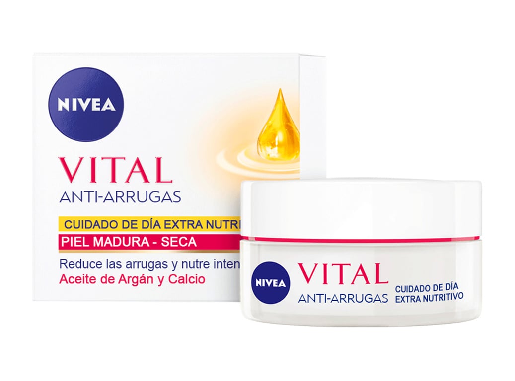 Vital Argan Anti-Falten Creme Reife und Trockene Haut 50 ml von Nivea