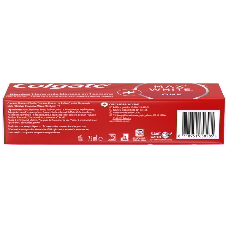 Max White One Zahnpasta 75 ml von Colgate
