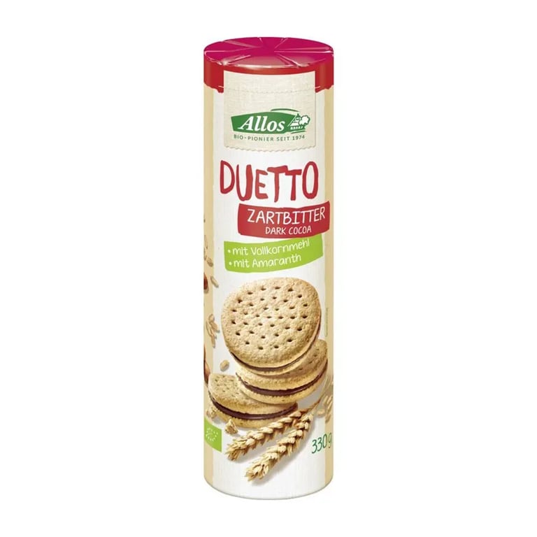 Biscotti Ripieno Cioccolato Nero Bio