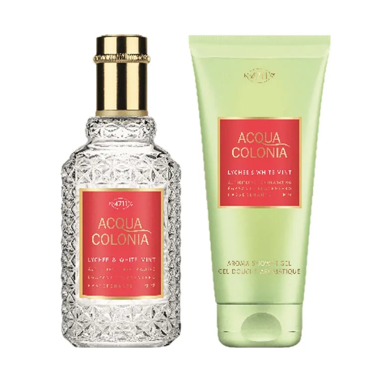 Acqua Colonia Lychee White Mint Lote EDC 50 ml + Gel Duche 75 ml