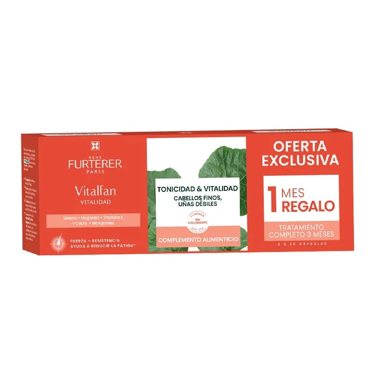 VITALFAN VITALIDAD CABELLO Y UÑAS TRATAMIENTO 2 MESES + 1 DE REGALO
