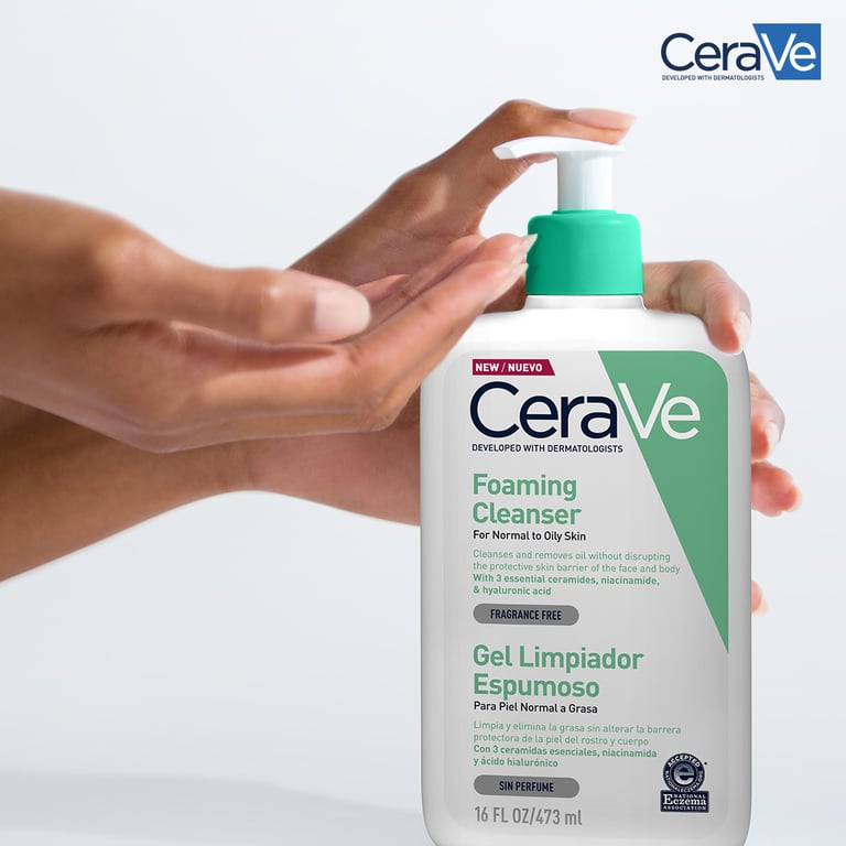 CERAVE GEL NETTOYANT MOUSSANT 473 ml - imagen 9 de 13