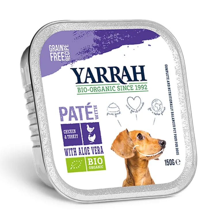 Paté Con Pollo y Pavo Para Perros Bio
