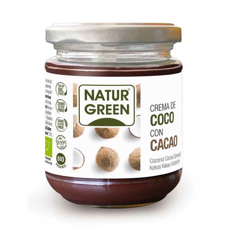 Crema De Coco Con Cacao